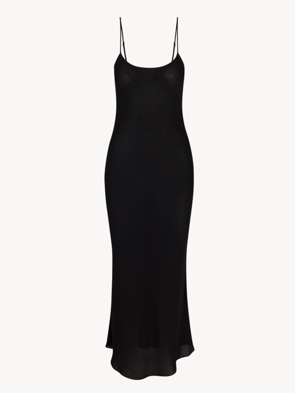 REALISATION PAR • the Under Slip dress in black - Medium maxi